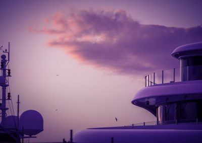 “Brume violette” “Purple Haze” 100x66cm, By Sigrun Sauerzapfe